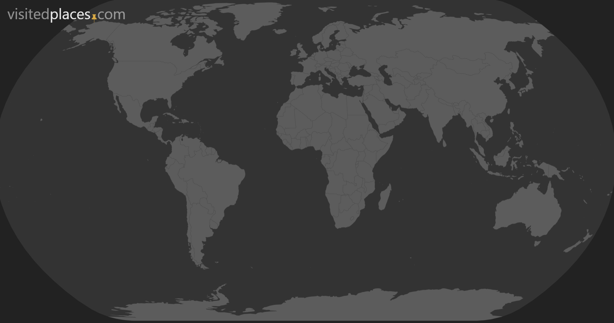world tourist places map